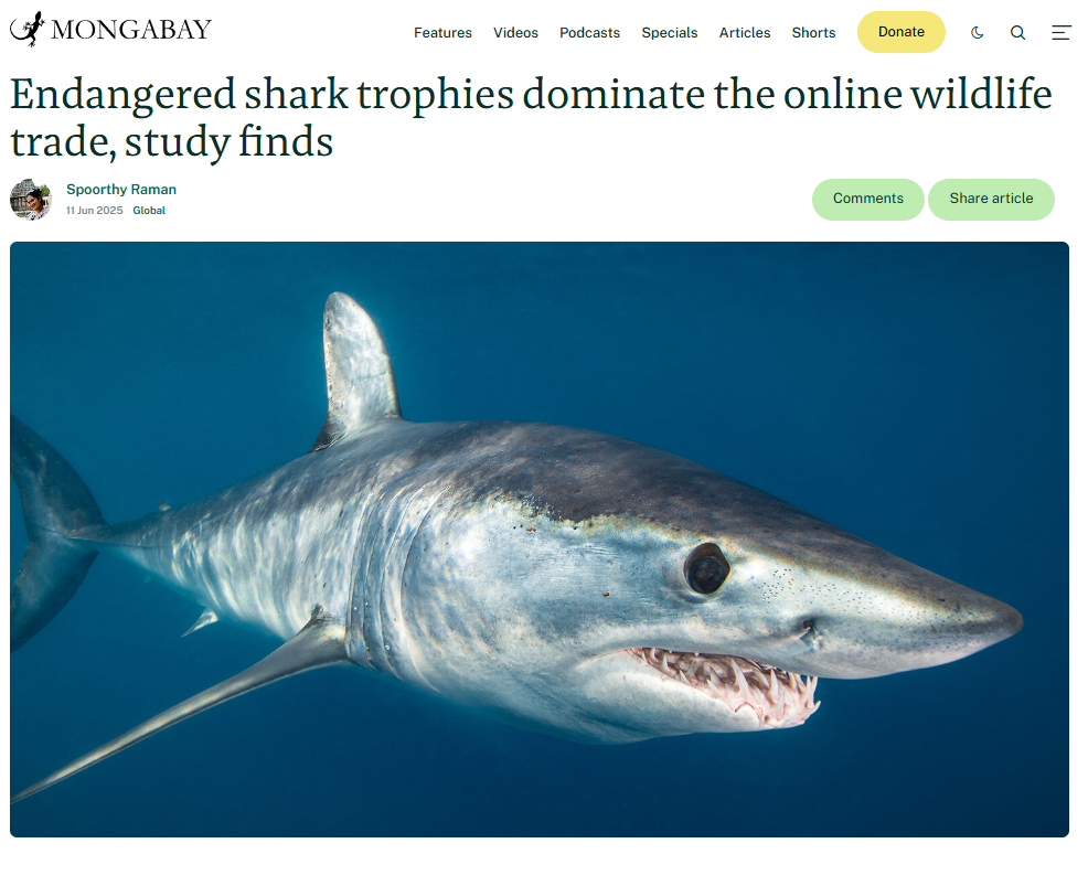 Featured in Mongabay